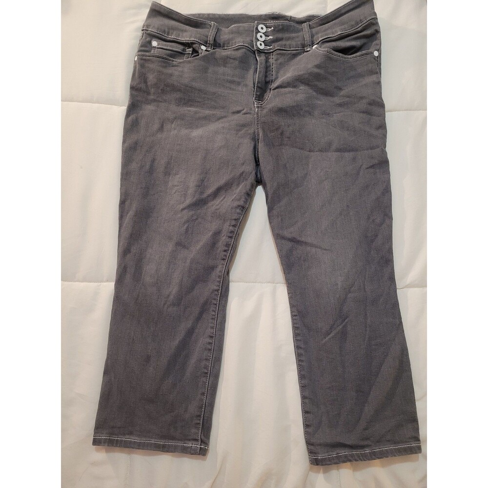 Torrid Crop Jegging Super Soft Gray Pants Size 2X